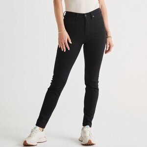 DUER Performance Denim Women's High Rise Skinny - Black size 27x28
